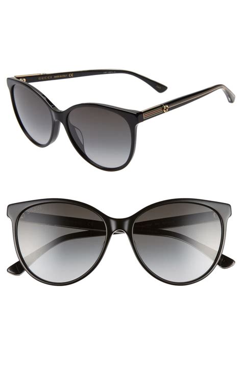 gucci cat eye prescription glasses|gucci 57mm cat eye sunglasses.